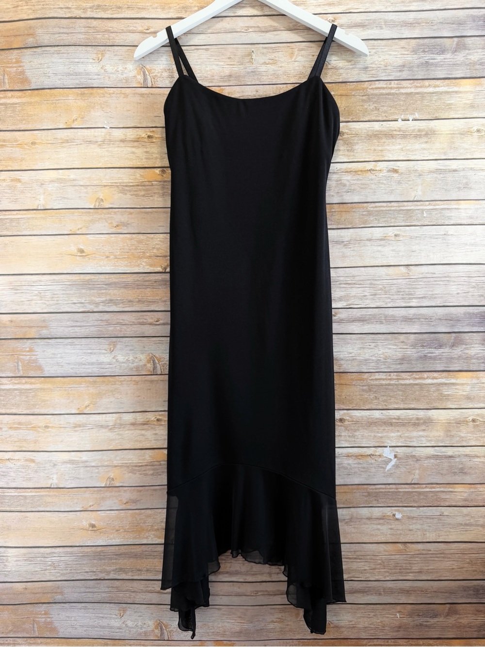 Teeze Me Black Dress Midi Vintage Y2K Size Medium
